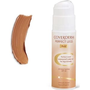Coverderm Perfect Legs Fluid - Vloeibare make-up voor benen en lichaam - Nr. 59 Medium 75 ml
