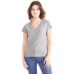 Dockers - A1759 - T-shirt - Grijs - Korte Mouwen - V-hals