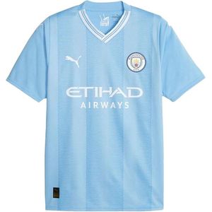 PUMA MCFC Home Jersey Replica Heren Sportshirt - Lichtblauw/Wit - Maat XS