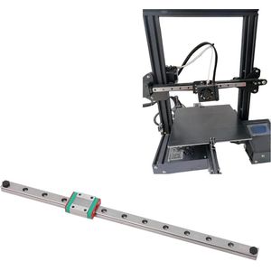 Verbeterde Linear Rail Guide Kit voor Ender 3 X-as - Metalen Linear Motion Rail Guide met Slide Block voor 3D Printer Accessoires