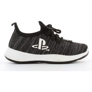 Playstation jongens schoenen lage sneaker- zomerschoen - zwart/wit met logo - maat 26