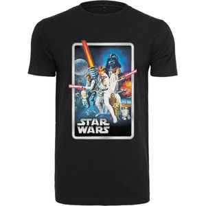 Merchcode Star Wars - Poster Heren T-shirt - L - Zwart