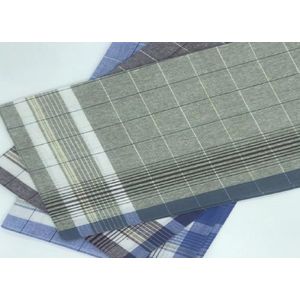 Geruite Zakdoeken 50 x 50 cm - 12 Stuks van 100% Katoen