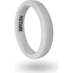 ASTARI® Atlantis - Betaal Ring - Contactloos Betalen - Digitale Visitekaart - Wit - NFC - Wearable - Gadget - Maat 9 - Ringen - Heren - Dames - Unisex - Wearables - Betaalring - Payment Ring - Ring - Smart ring