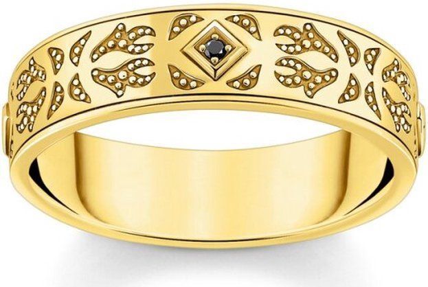 Thomas Sabo - Ring - Geel Goud - Zilver - Zirkoon
