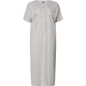 Dames nachthemd korte mouw van cocodream 614626 In grijs maat XL