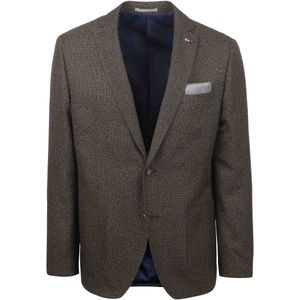 Suitable Colbert Leek Structure Bruin - Maat 46 - Heren blazer
