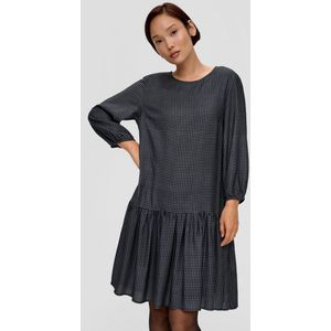 s.Oliver - Damesjurk - Groen - Ruitpatroon