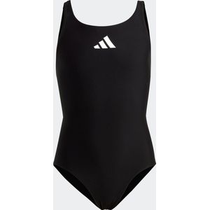 adidas Performance Solid Small Logo Swimsuit - Kinderen - Zwart- 110