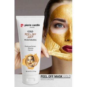 Pierre Cardin - Gold Peel Off Mask 75 (ml.) | Hydraterend Gezichtsmasker met Gouden Extracten | Helpt mee-eters te verwijderen | Luxe gouden formule | Maakt de huid gladder en egaler |