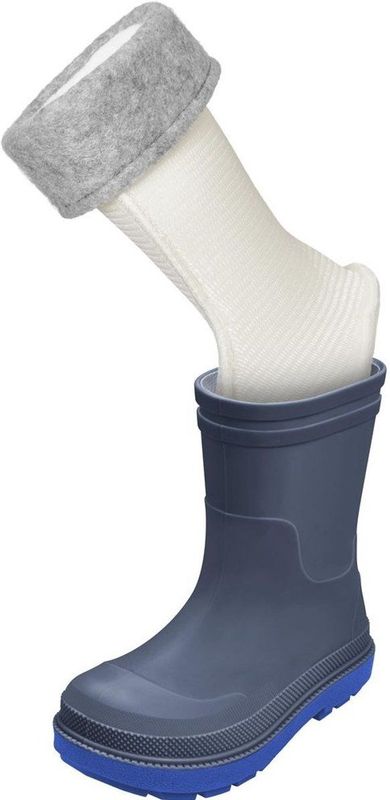 Playshoes Fleece laarzen sokken unisex kinderen laarzen sokken, wit, 21 EU