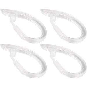 Allecto plus - Oorhaken voor actieve bezigheden - Anti-verlies Siliconen Oorhaken - Sport Oordopjeshouder voor Hardlopen, Fietsen, Kamperen, Sportschool