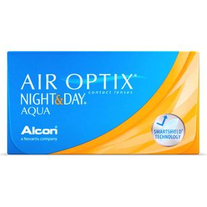 -6.25 - Air Optix® Night & Day® - 3 pack - Maandlenzen - BC 8.40 - Contactlenzen