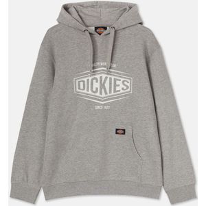 Dickies Rockfield Hooded Sweatshirt - Grey Melange - Heren - Maat L