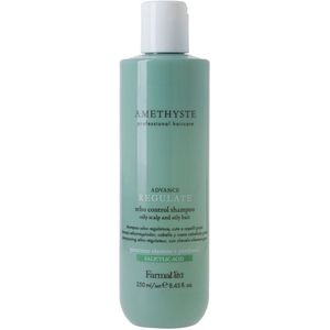 FarmaVita - Amethyste Advance Regulate - Reinigende Shampoo - 250 ml - Voor Vette Hoofdhuid