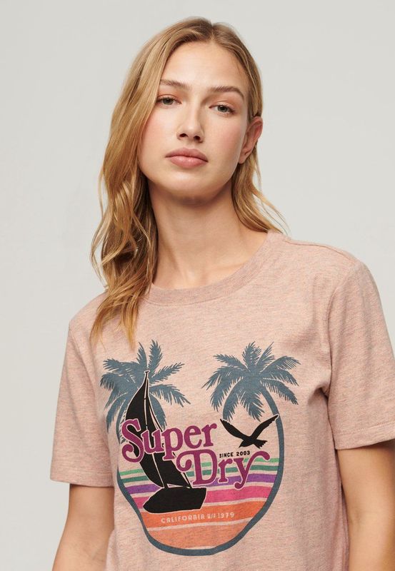 Superdry - Outdoor - T-shirt - Gestreept - Korte Mouwen