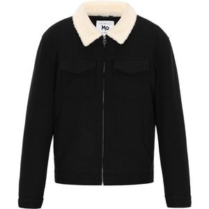 MO Tussenjas  crème / zwart