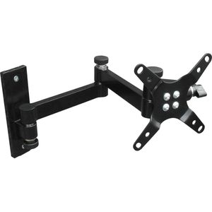Draaibare en Kantelbare TV Muurbeugel voor 10'-32' Inch TV's - Geschikt voor LCD, LED, OLED - VESA 75 100 - Ruimtebesparend en Ideaal voor Thuis en Kamperen