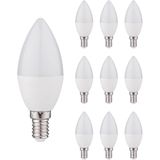 Kobi - LED Lamp - Kaarsvorm - 6W - 470lm - 3000K - 10 stuks