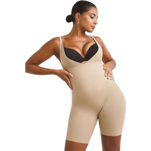 Maidenform - Body Panty Onder De Buste - Beige - Microvezel