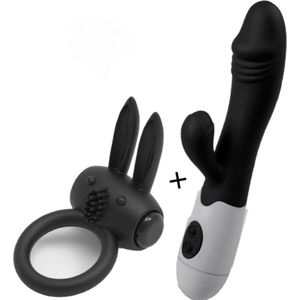 Erodit® Erotische - vibrators - cockring - combinatie set - Seksspeeltje - sex toys - sex speeltjes-prostaat vibrators voor mannen- vibrators voor vrouwen, speeltjes voor mannen, vrouwen , koppels