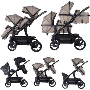 Novi Baby - Duo Kinderwagen - Pacific Premium Solid - Hazel