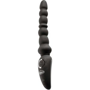 Malesation - Vibro Anal Stick - Flexibele en Buigbare Anaal Vibrator - Vibrerende Anaal Kralen - Zwart