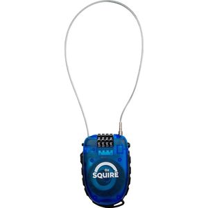 Squire Retrac Max - Fietsslot - Cijferslot - Lichtgewicht - Compact slot voor tijdens het sporten - Intrekbaar kabelslot