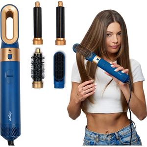 Dryze - Airstyler - Vinca Blue - 5 in 1 - Krultang - Föhnborstel
