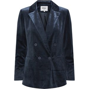 Only - Onlastrid-elsy Fit Velvet Blaze - Blazer - Night Sky