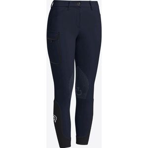Cavalleria Toscana Jumping Cargo Rijbroek Knee Grip Meisjes FW24 152 Navy