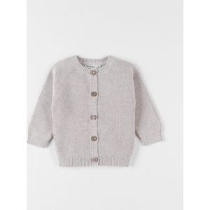 Noukie' -Fijn gebreide cardigan - beige