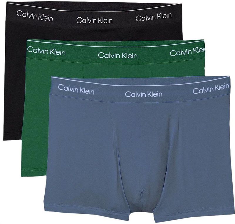 Calvin Klein Underwear - ICON COTTON STRETCH - Boxershorts - Blauw - Set van 3