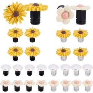 Green Glow - Decoratieve Ventieldoppen voor Auto's, Fietsen, Vrachtwagens - Set van 12 stuks