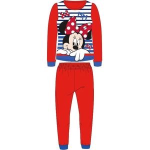 Minnie Mouse pyjama fleece rood maat 104