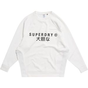 Superdry Oversized Training sweatshirt met ronde hals en grafische print