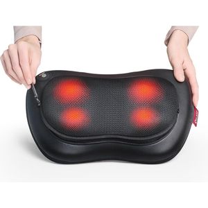 Nekmassageapparaat met Warmte en Shiatsu Functie – Ergonomisch Massagekussen voor Thuis en Kantoor