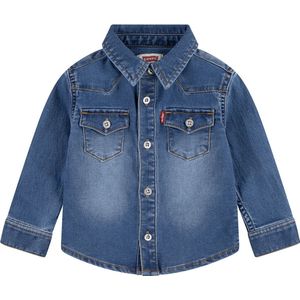 Levi's - My First Barstow Overhemd - Blauw - Katoen
