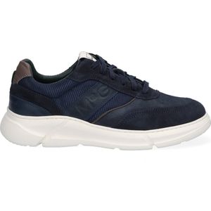 McGregor Heren Sneakers - Blauw - Lage Sneakers - Leer - Veters