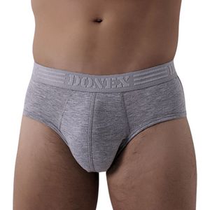 3 Pack DONEX® Heren slips - Basic - Katoen - Antraciet Maat XL