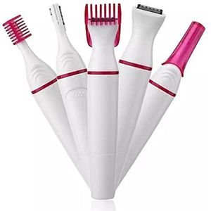 Trimmer - Elektrisch - Voor Vrouwelijke Gebruik - Draagbaar Apparaat voor Lichaamshaar Verwijdering - 1 - Wit