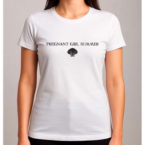 Pregnant Girl Summer - T Shirt - Funny - Sarcasm - GoodVibes - GoedeVibes - SoCute - ZoLief - CutieVibes - Schattig