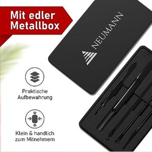 Blackhead Remover Set - Stainless Steel Tools voor het Verwijderen van Verstopte Huidporiën en Puistjes