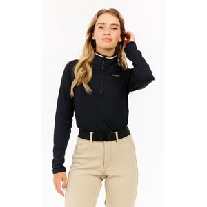 Protest - PRTStuff - Skipully Dames - True Black - Lange Mouwen - 1/4 Rits