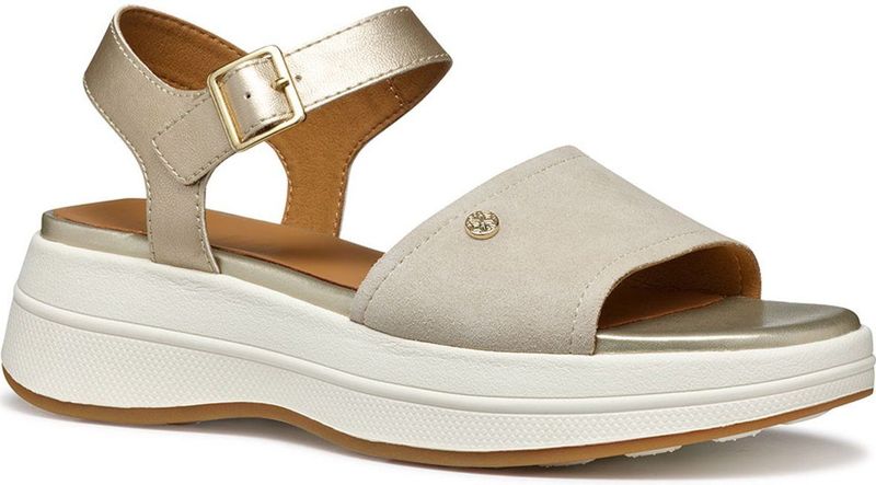 Geox - Spherica Ecub-3 S - Sandalen - Beige - Suède