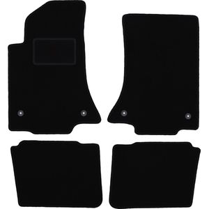 Zwarte veloursmatten voor: Opel Omega B sedan, stationwagen (1994-2003)