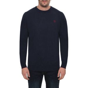 Sergio Tacchini - Ronde Hals Trui - Wolmix - Klassieke Breisels