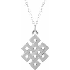 Geluks ketting- Infinity- Groei en Rijkdom- Feng shui- 50 cm- charme Bijoux