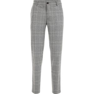 WE Fashion Heren slim fit pantalon met dessin - Maat XL (52)