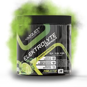 Elektrolyten - Mojito - Vochtbalans - Zweten - Electrolyten Poeder - Hydratatie & Herstel - Voor Sporters, Sauna, Keto & Fasting - Met Natrium, Kalium & Magnesium